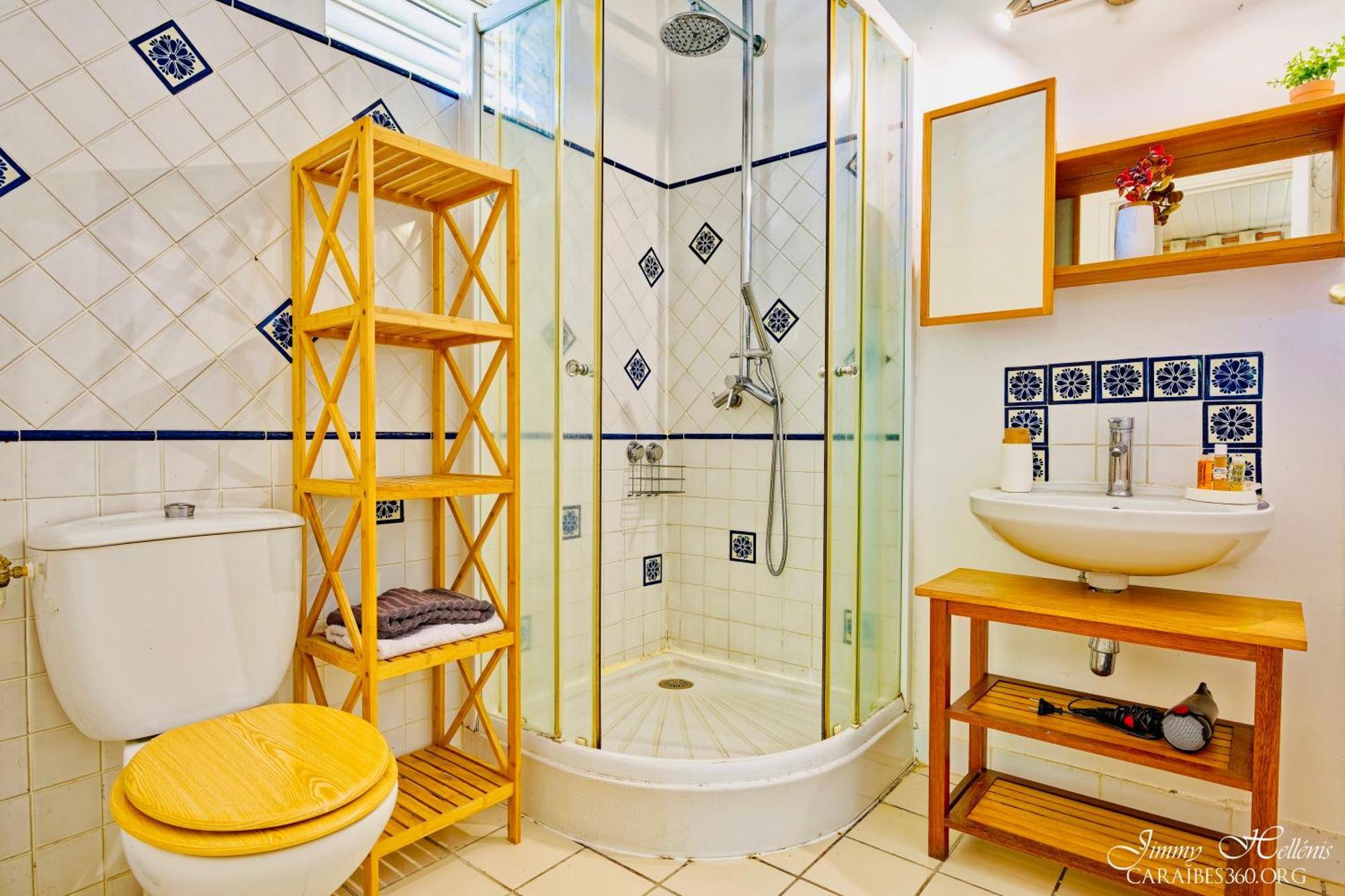 Maison Yole Bleue - Vue Sur Les Trois Ilets Extérieur photo